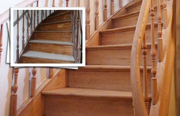 comment décaper un escalier en bois vernis – Architecture intérieur